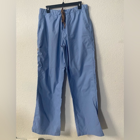 Light Blue Men's Medelita Scrub Set Dri Release elastic Waist with Drawstring-L - Picture 3 of 10